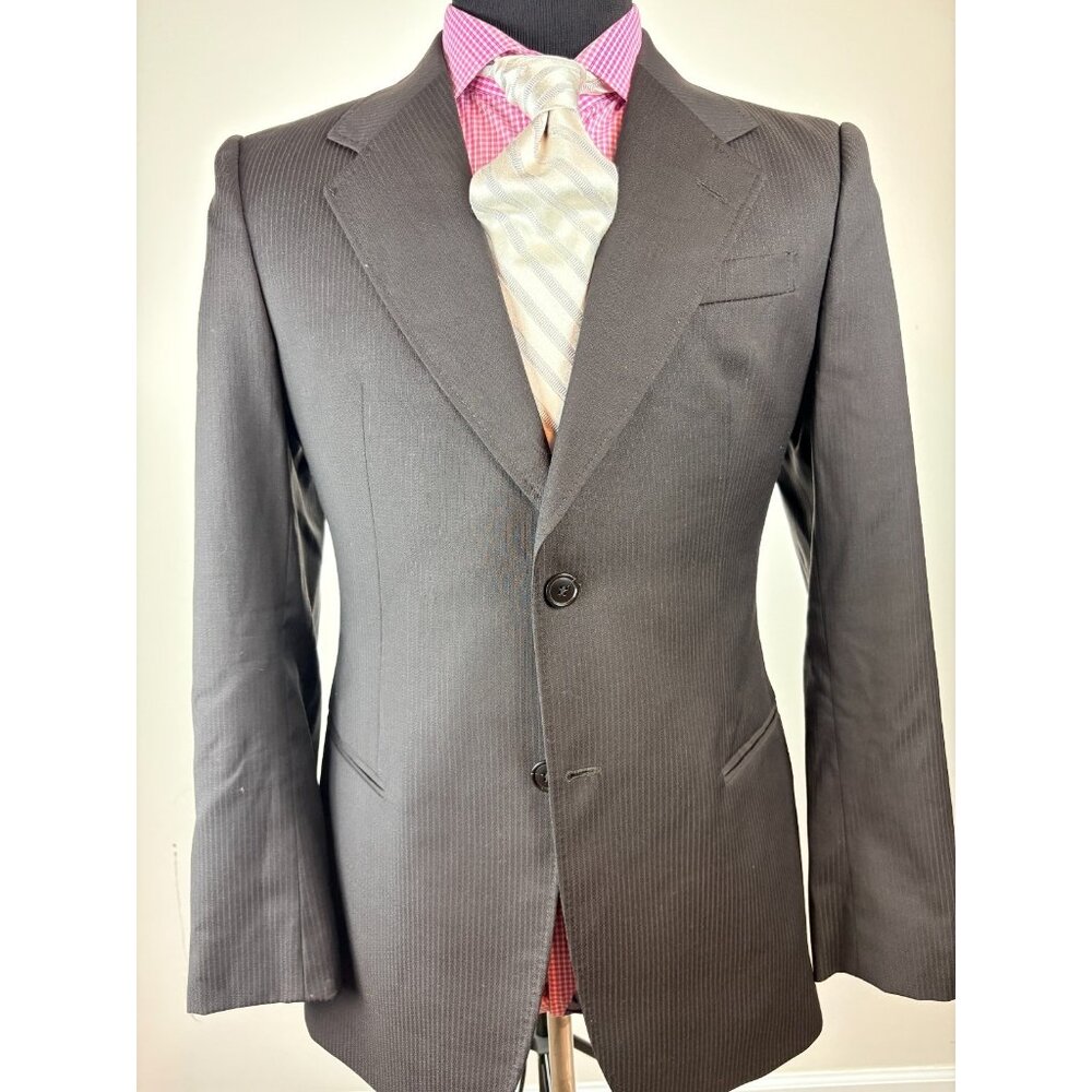 Emporio ARMANI Modern "Josh Line" 2-Btn Black ITALIAN Sport Jacket 40 R